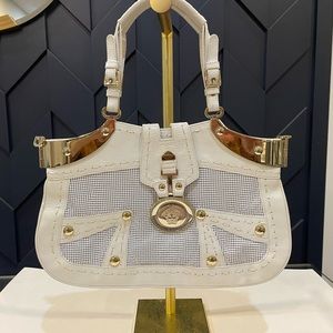 Runway Gorgeous Versace Runway Medusa Handbag.  Held by Kate moss in ad campaign